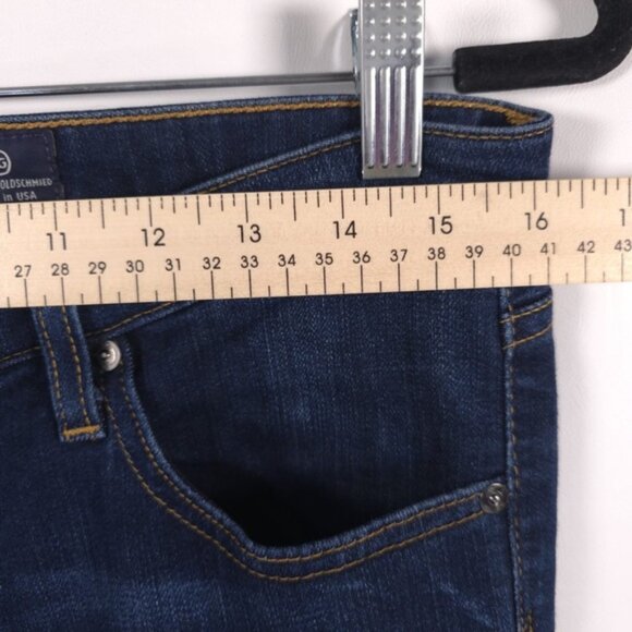 AG ADRIANO GOLDSCHMIED Women’s THE STEVIE Slim Straight Jeans USA MADE Size 30R - Picture 9 of 14